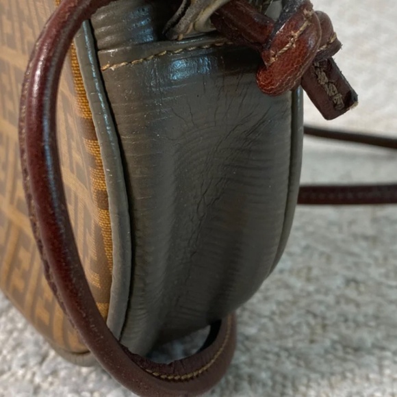 Authentic Fendi Vintage Zucca Crossbody Bag - Picture 5 of 15